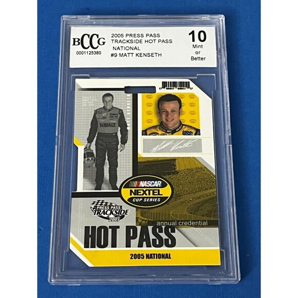 MATT KENSETH 2005 Trackside PROMO Hot Pass National Convention Press Pass BCCG10 - Picture 1 of 7